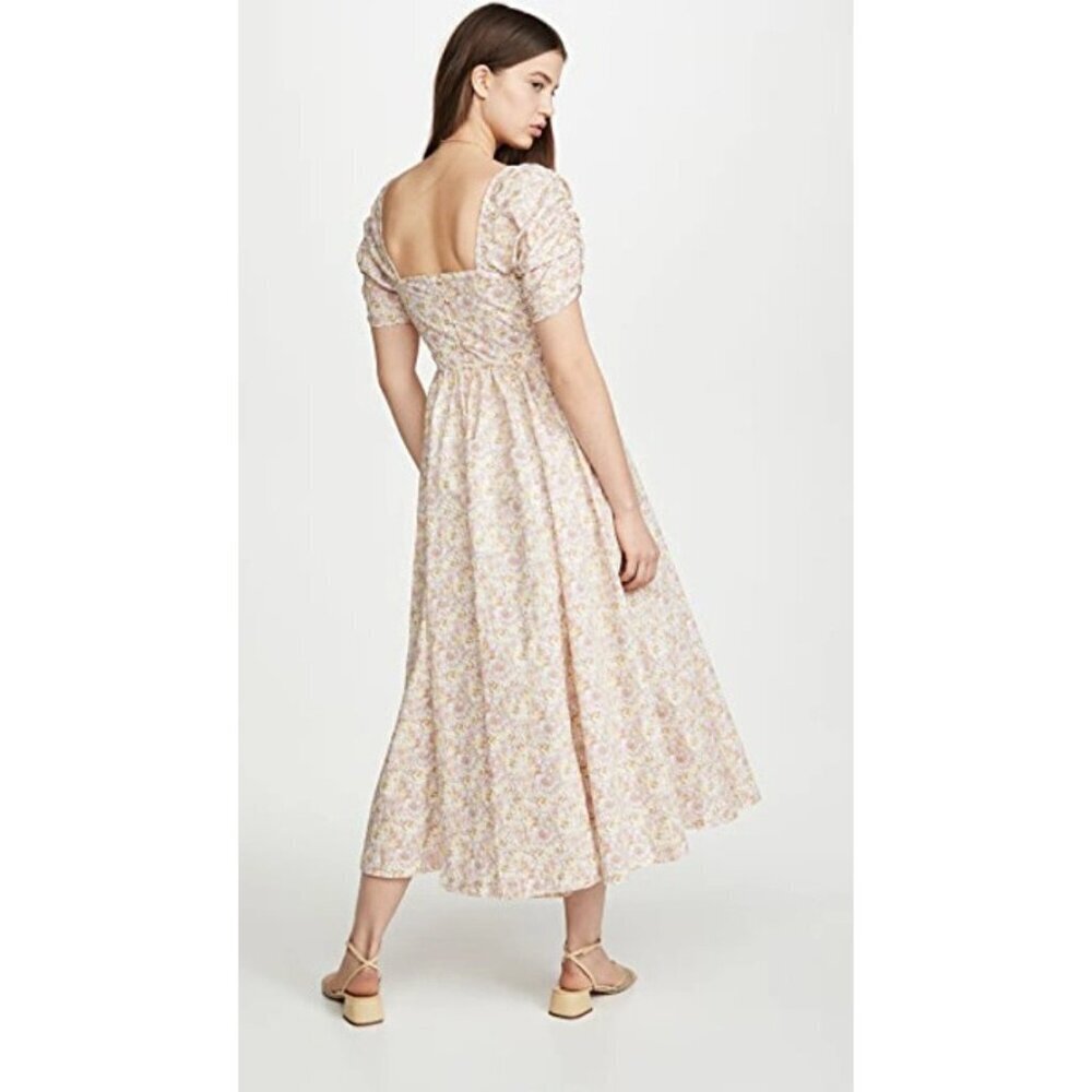 She’s A Dream Free People Midi Dress Size 2-Floral Powder Combo OB1086666 NEW - Picture 2 of 6